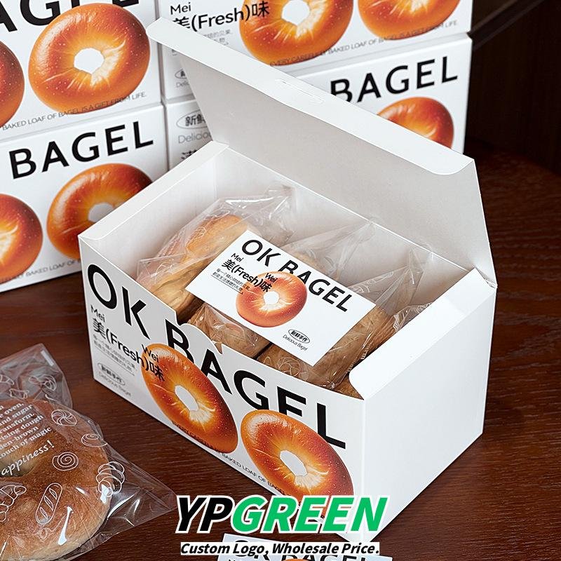 Wholesale Bagel Packaging Boxes for Sliced Bread, Sandwiches, and Bakery Takeout - Direct Supplier