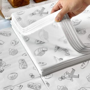 Wholesale Oil-Proof Disposable Tray Liner Paper for Bakery Toast, Cakes, and Bread Packaging - Factory Direct Supply