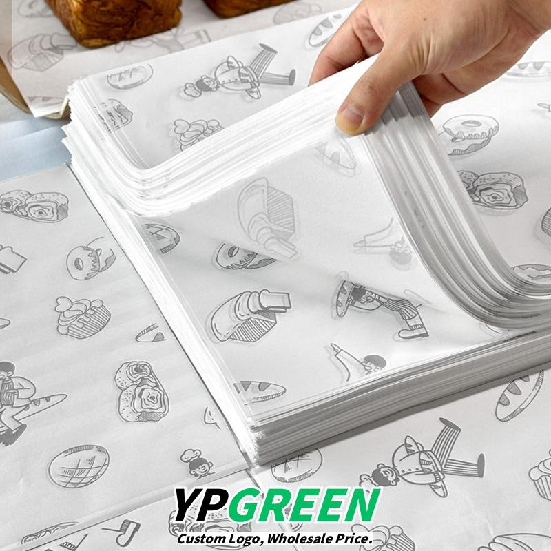 Wholesale Oil-Proof Disposable Tray Liner Paper for Bakery Toast, Cakes, and Bread Packaging - Factory Direct Supply