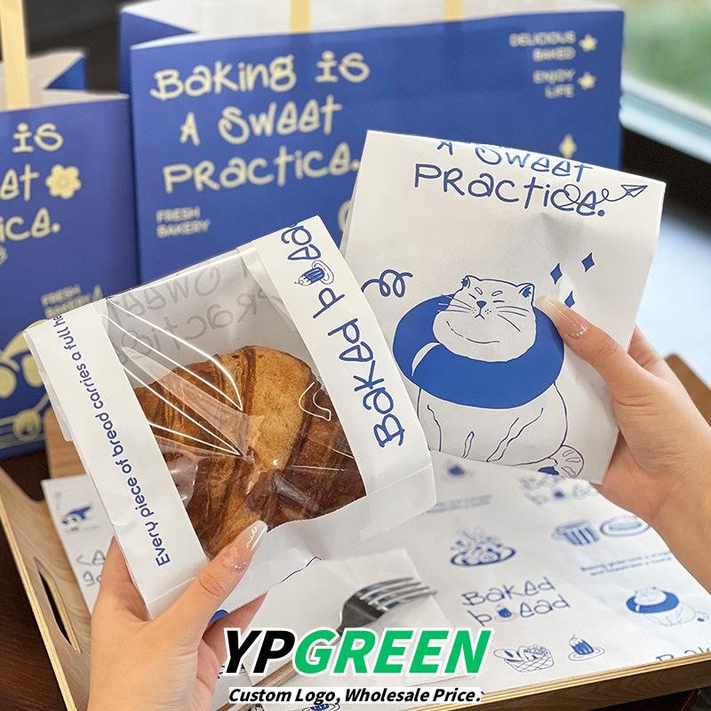 Wholesale Kraft Handheld Bags for Bakery Bread, Coffee, and Dessert Takeout - Direct from Factory