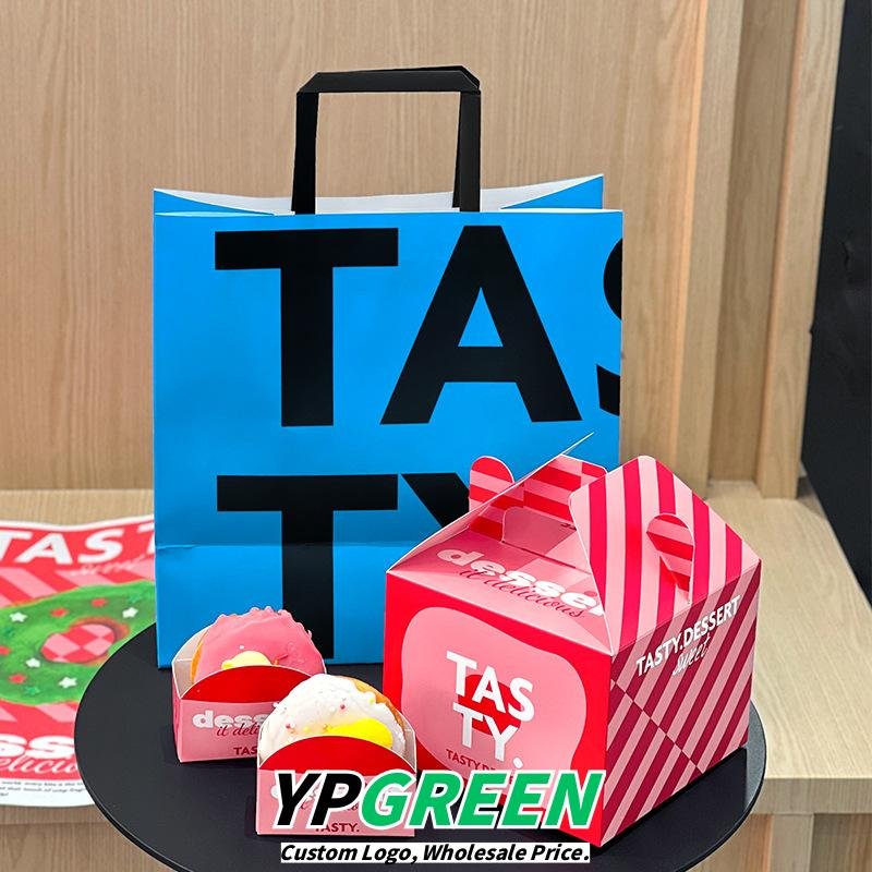 Wholesale Red Irregular Shape 2-Pack Donut Takeout Boxes for Bakery Sweets and Cake Packaging - Factory Price Guarantee