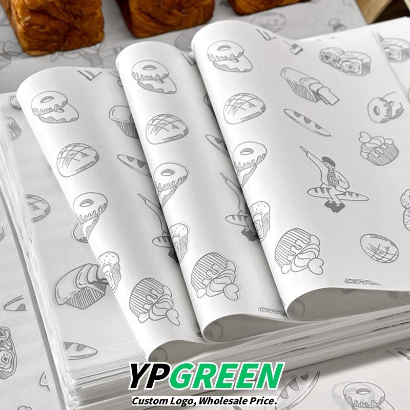 Wholesale Oil-Proof Disposable Tray Liner Paper for Bakery Toast, Cakes, and Bread Packaging - Factory Direct Supply