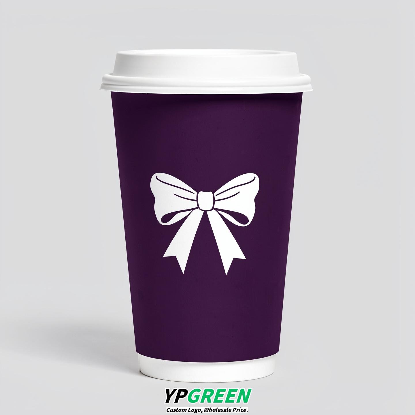 Bow Icon Paper Cups