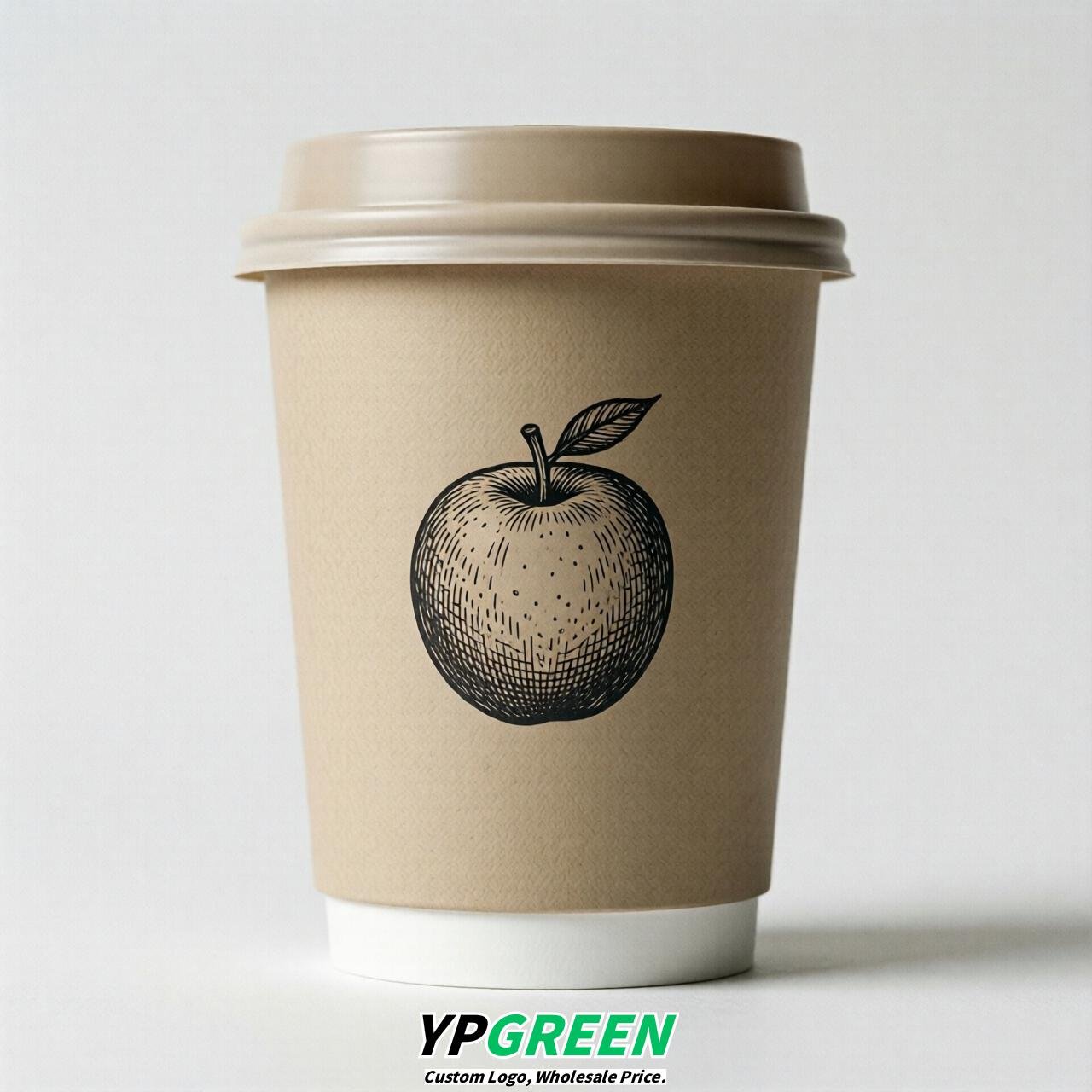 Oatmeal Fruits Paper Cups with Lids 8-24oz Oatmeal Fruits Paper Cups with Lids 8-24oz