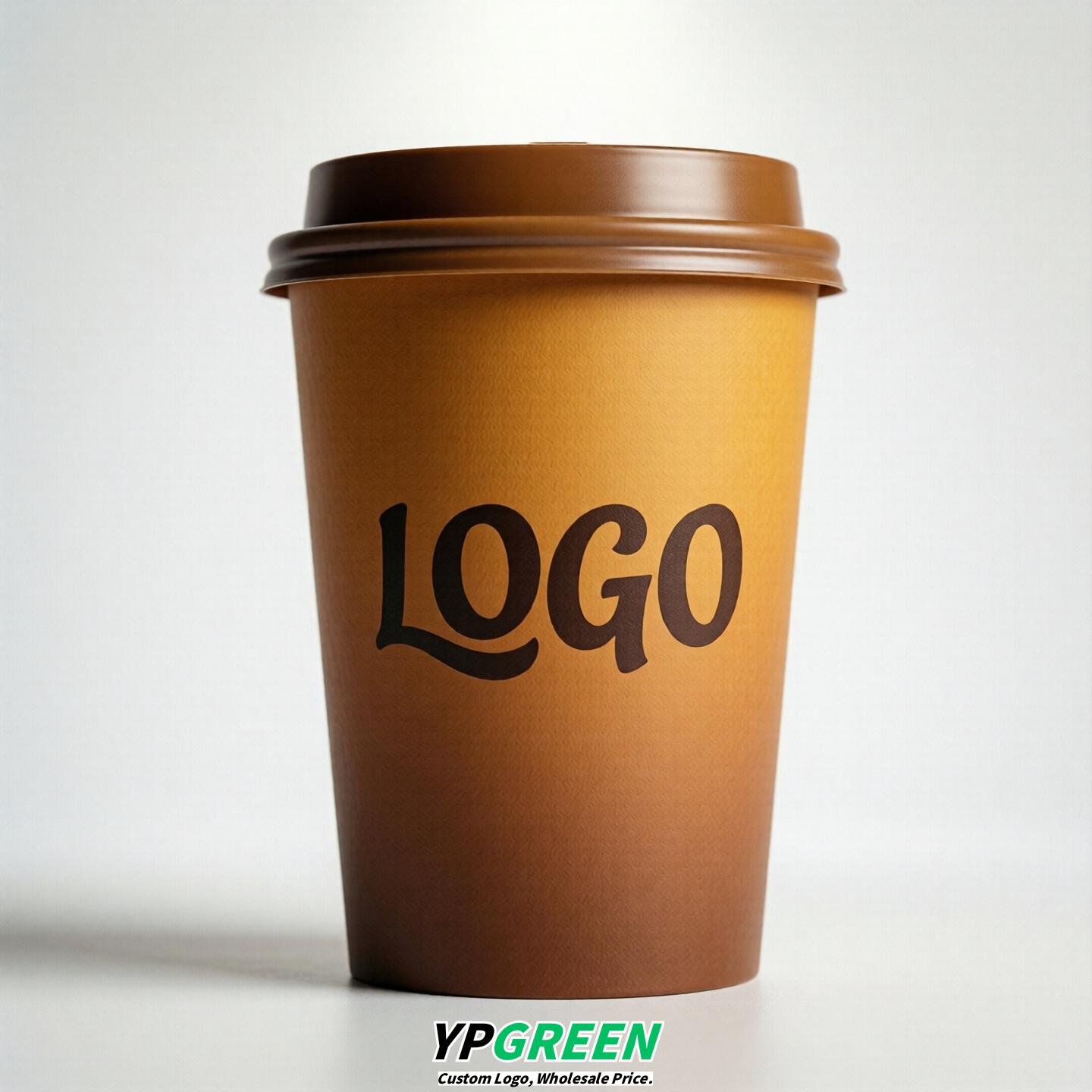 Amber Gradient Paper Cups 8oz/10oz/12oz/16oz/20oz/22oz
