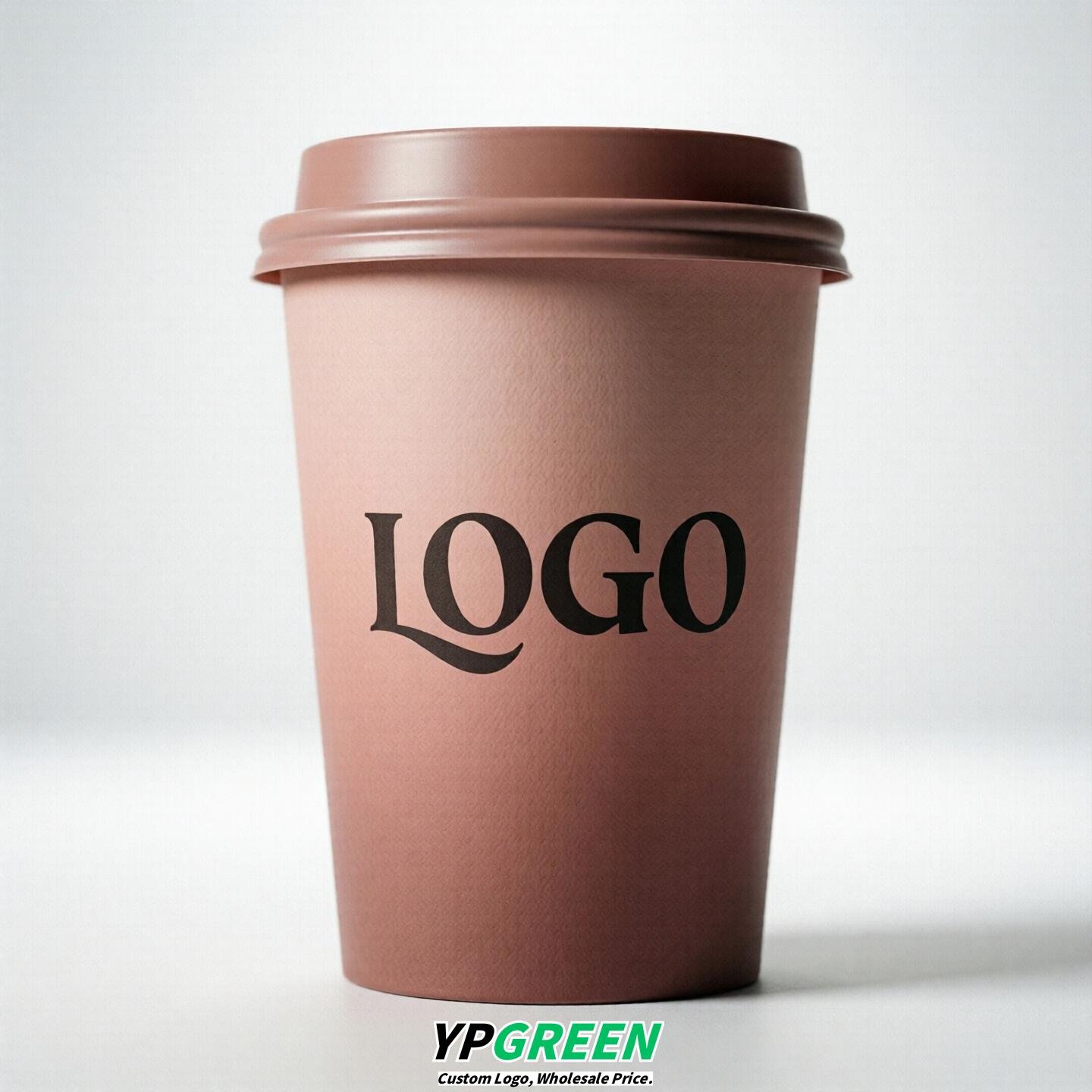 Blush Gradient Paper Cups 8oz/10oz/12oz/16oz/20oz/22oz