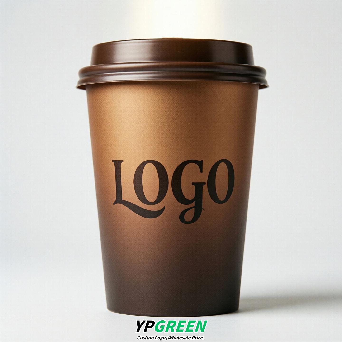Bronze Gradient Paper Cups 8oz/10oz/12oz/16oz/20oz/22oz