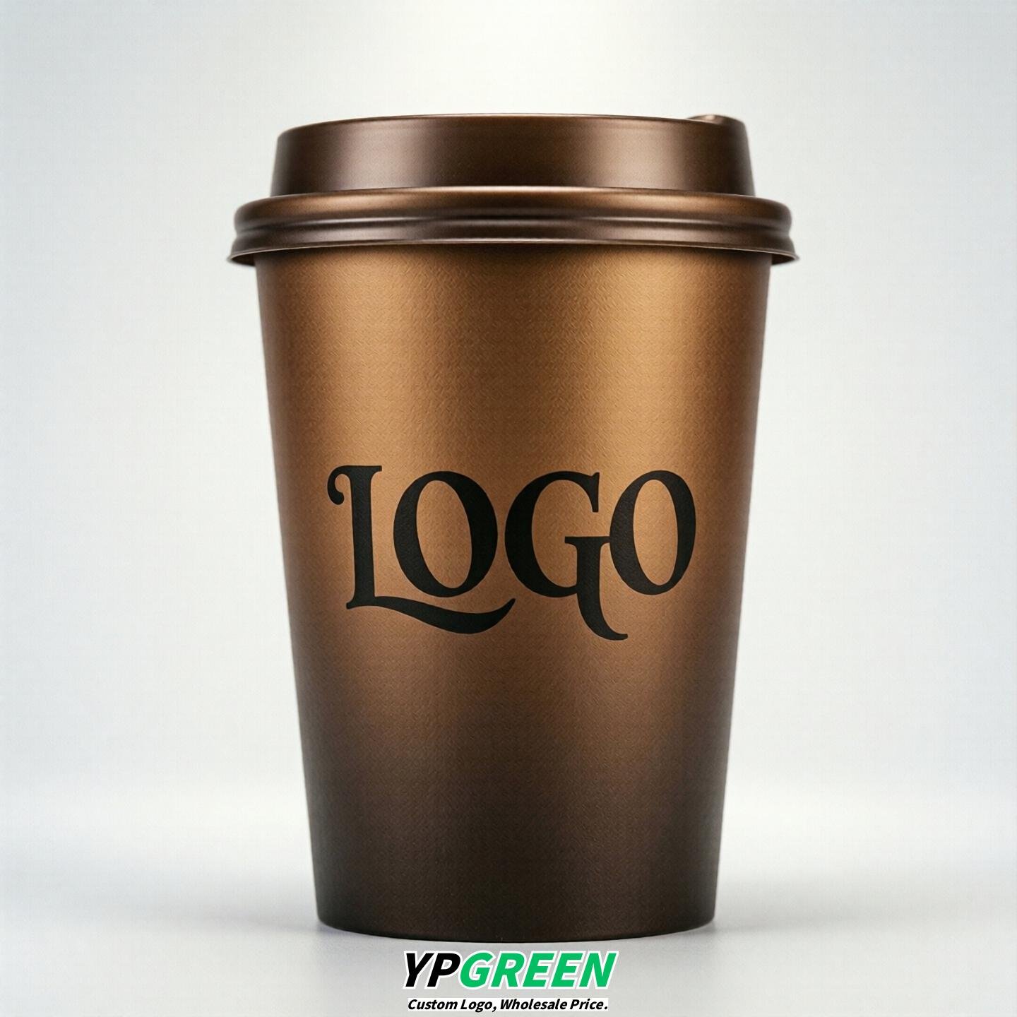 Bronze Gradient Paper Cups 8oz/10oz/12oz/16oz/20oz/22oz
