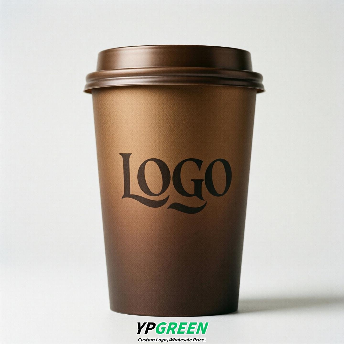 Bronze Gradient Paper Cups 8oz/10oz/12oz/16oz/20oz/22oz