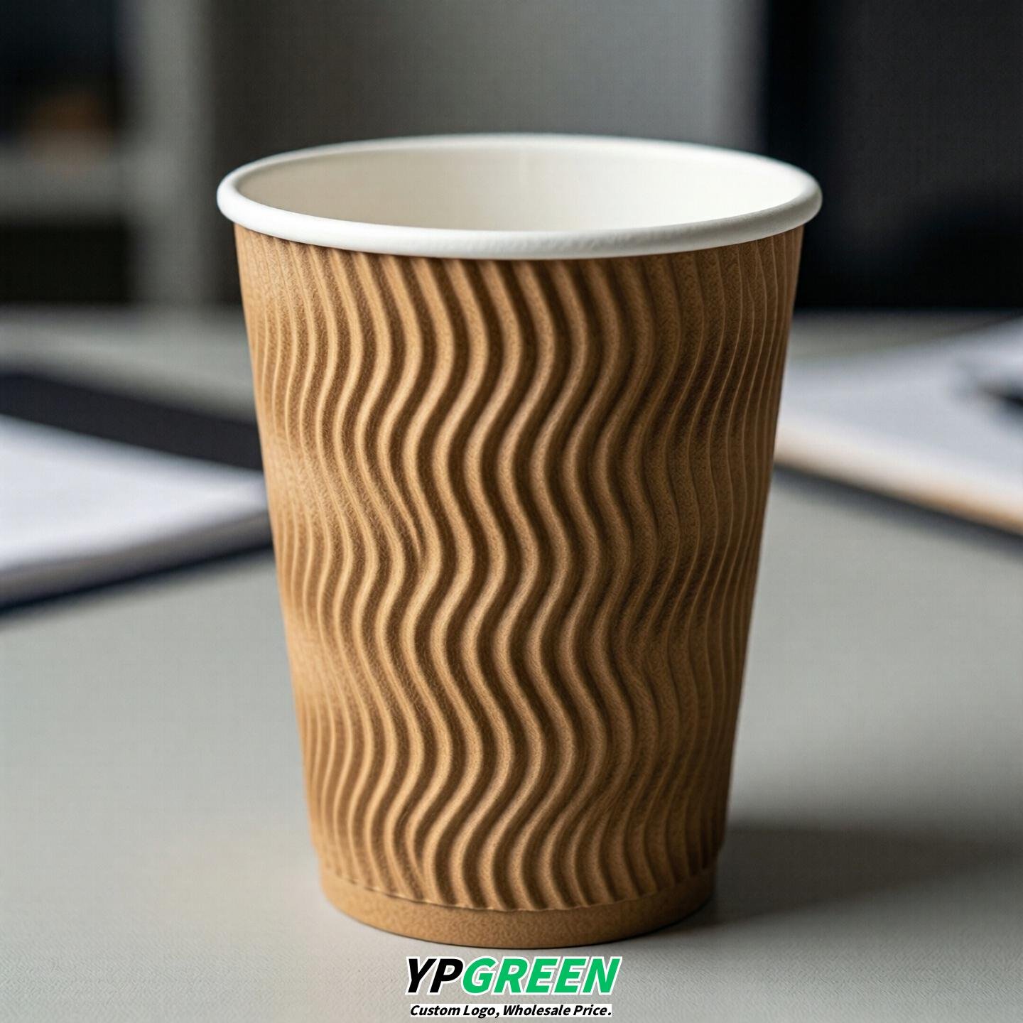 Camel Embossed Paper Cups 10oz/12oz/16oz/20oz/22oz