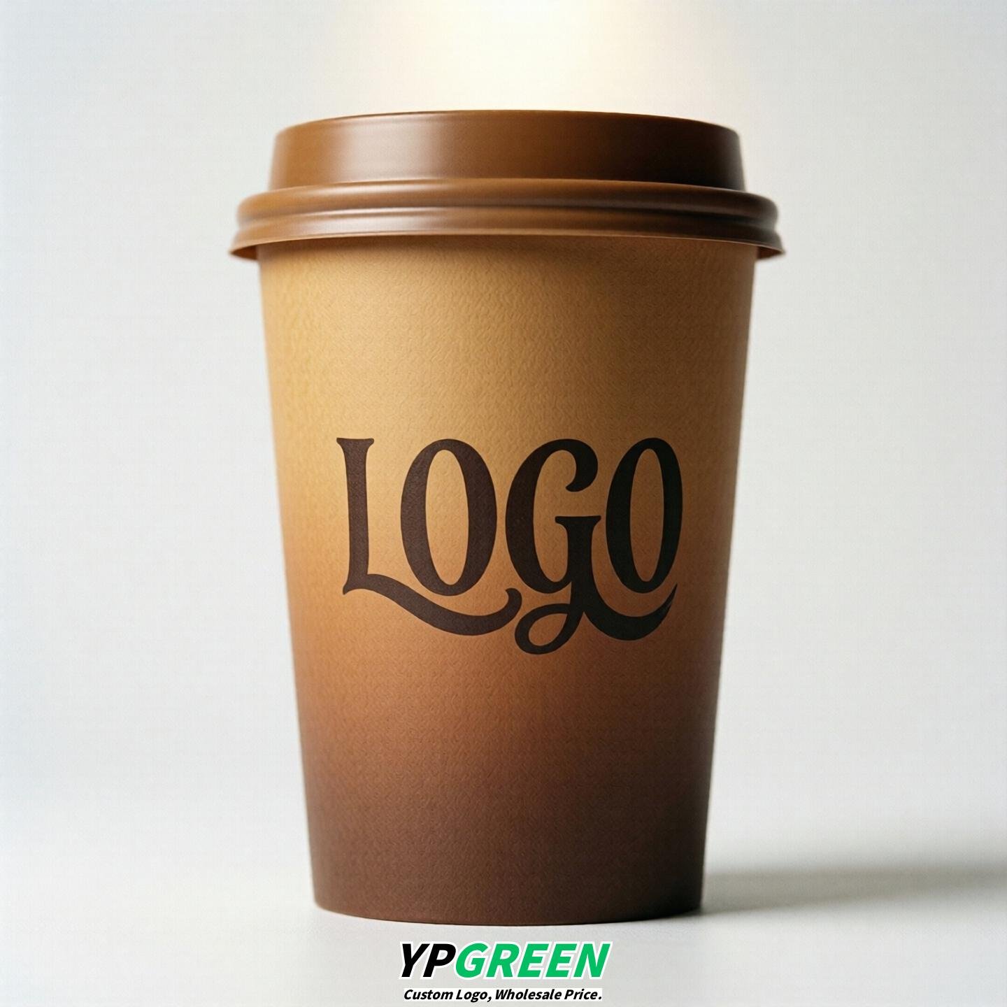 Caramel Gradient Paper Cups 8oz/10oz/12oz/16oz/20oz/22oz