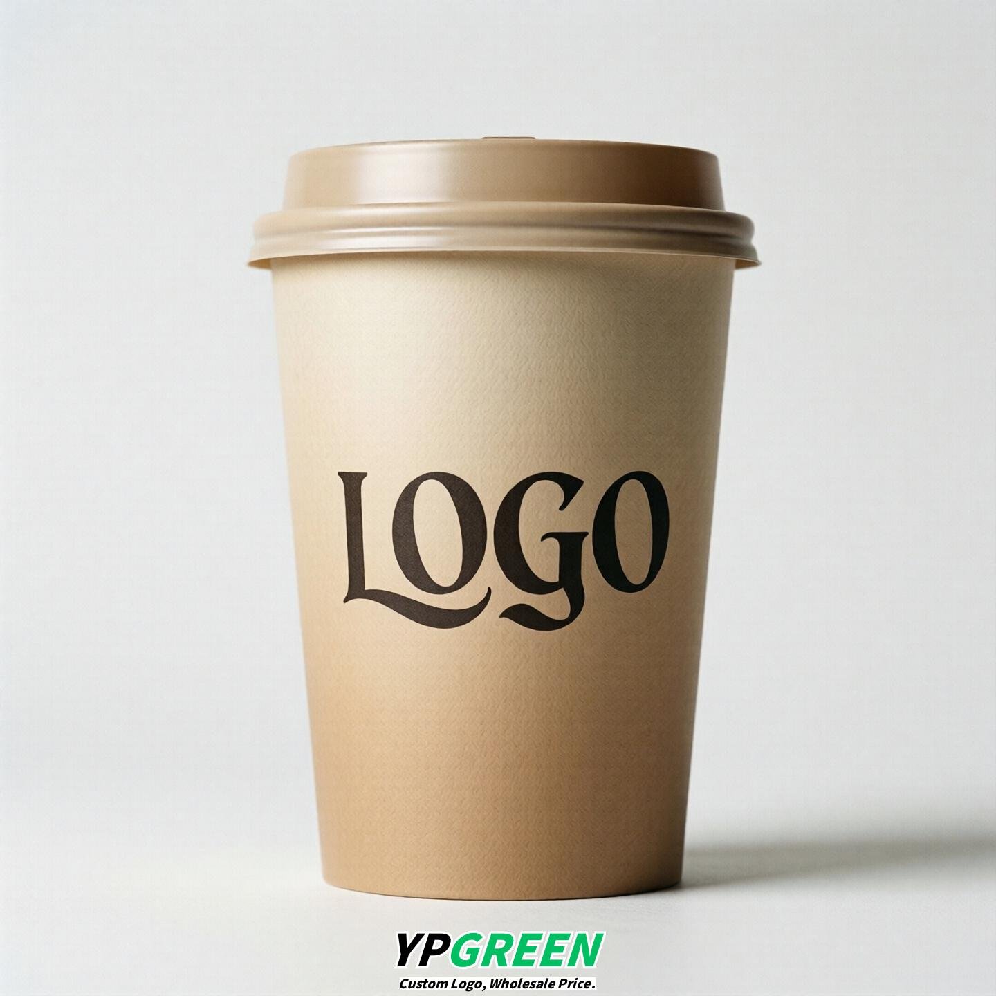 Champagne Gradient Paper Cups 8oz/10oz/12oz/16oz/20oz/22oz