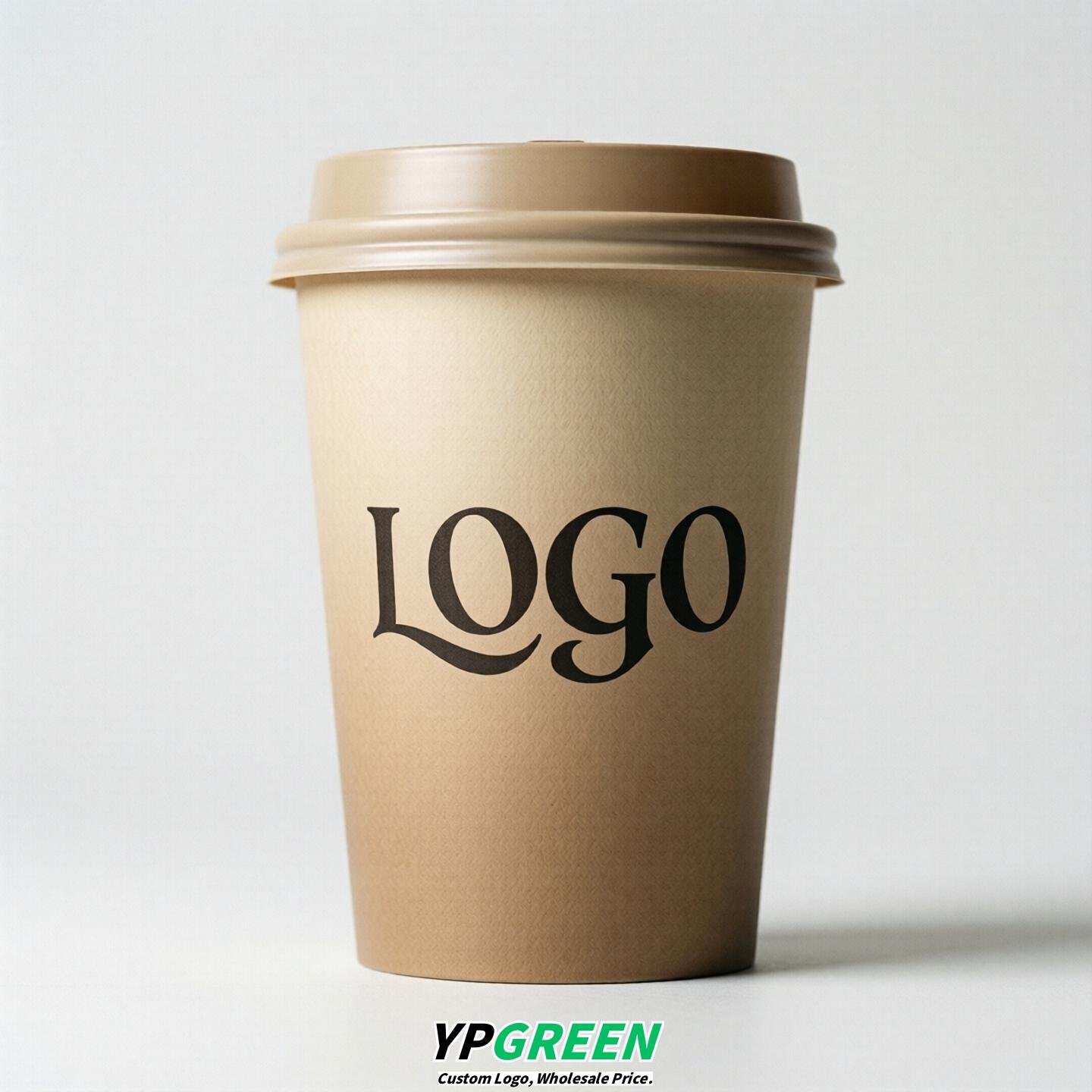 Champagne Gradient Paper Cups 8oz/10oz/12oz/16oz/20oz/22oz