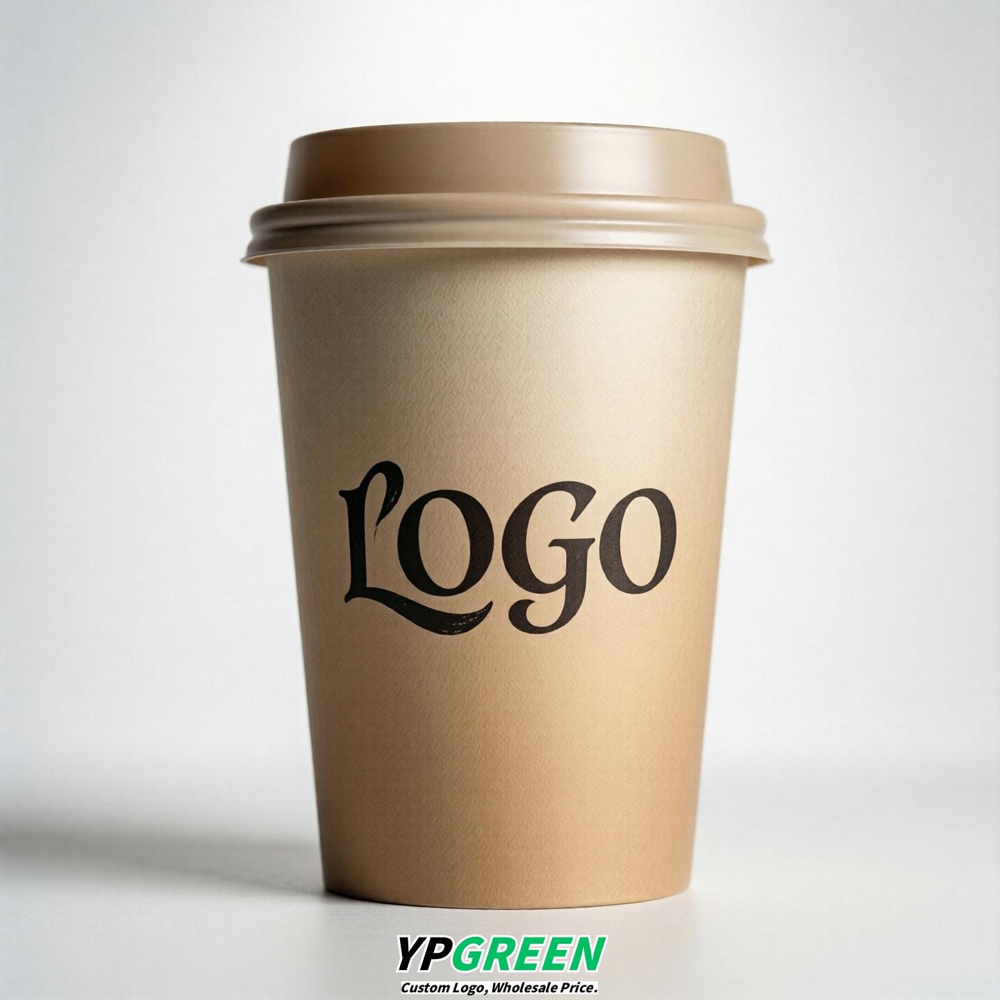 Champagne Gradient Paper Cups 8oz/10oz/12oz/16oz/20oz/22oz