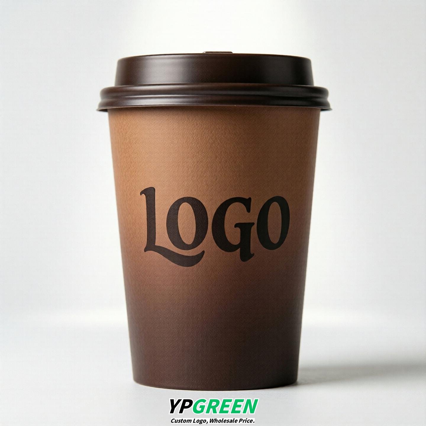 Chocolate Gradient Paper Cups 8oz/10oz/12oz/16oz/20oz/22oz