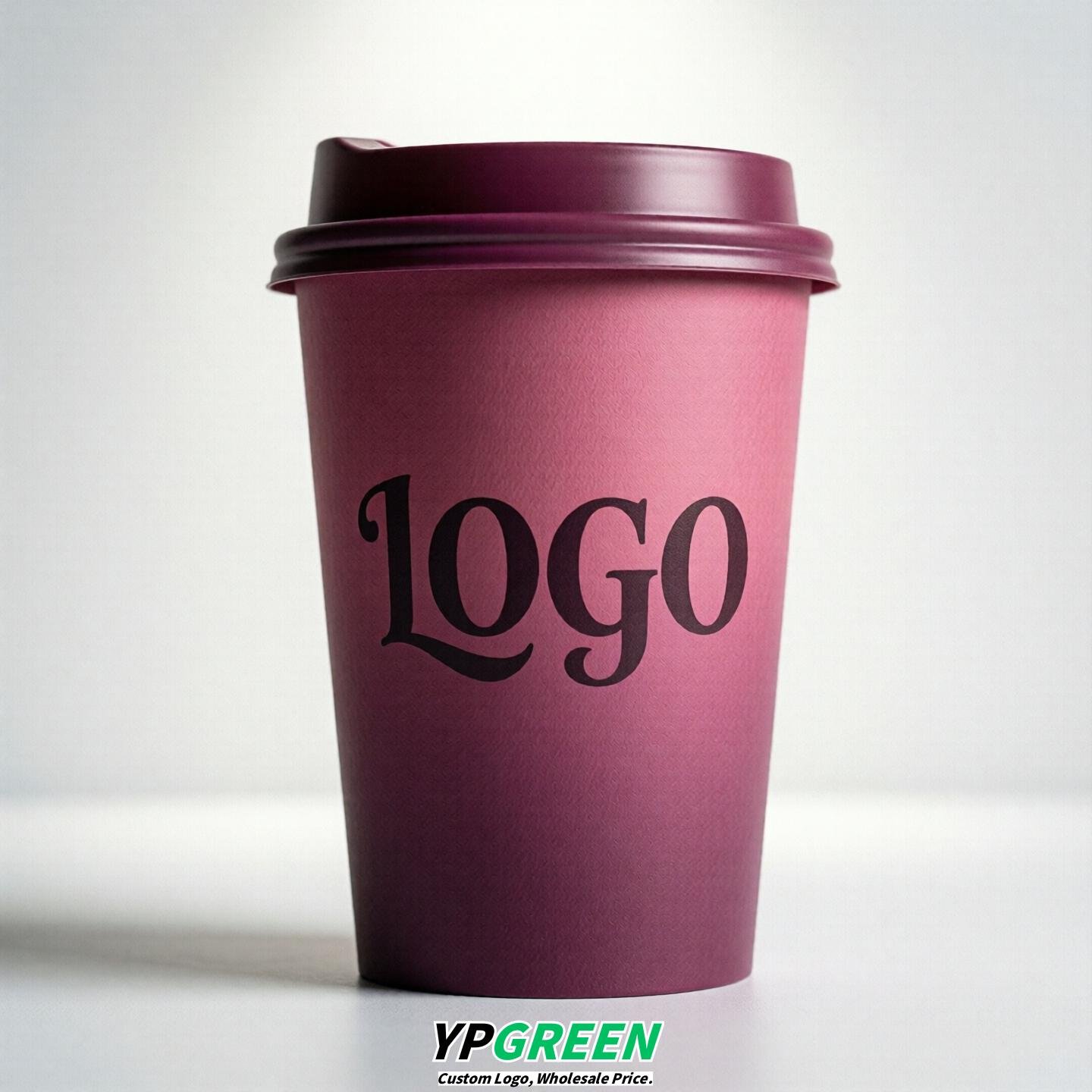 Fuchsia Gradient Paper Cups 8oz/10oz/12oz/16oz/20oz/22oz