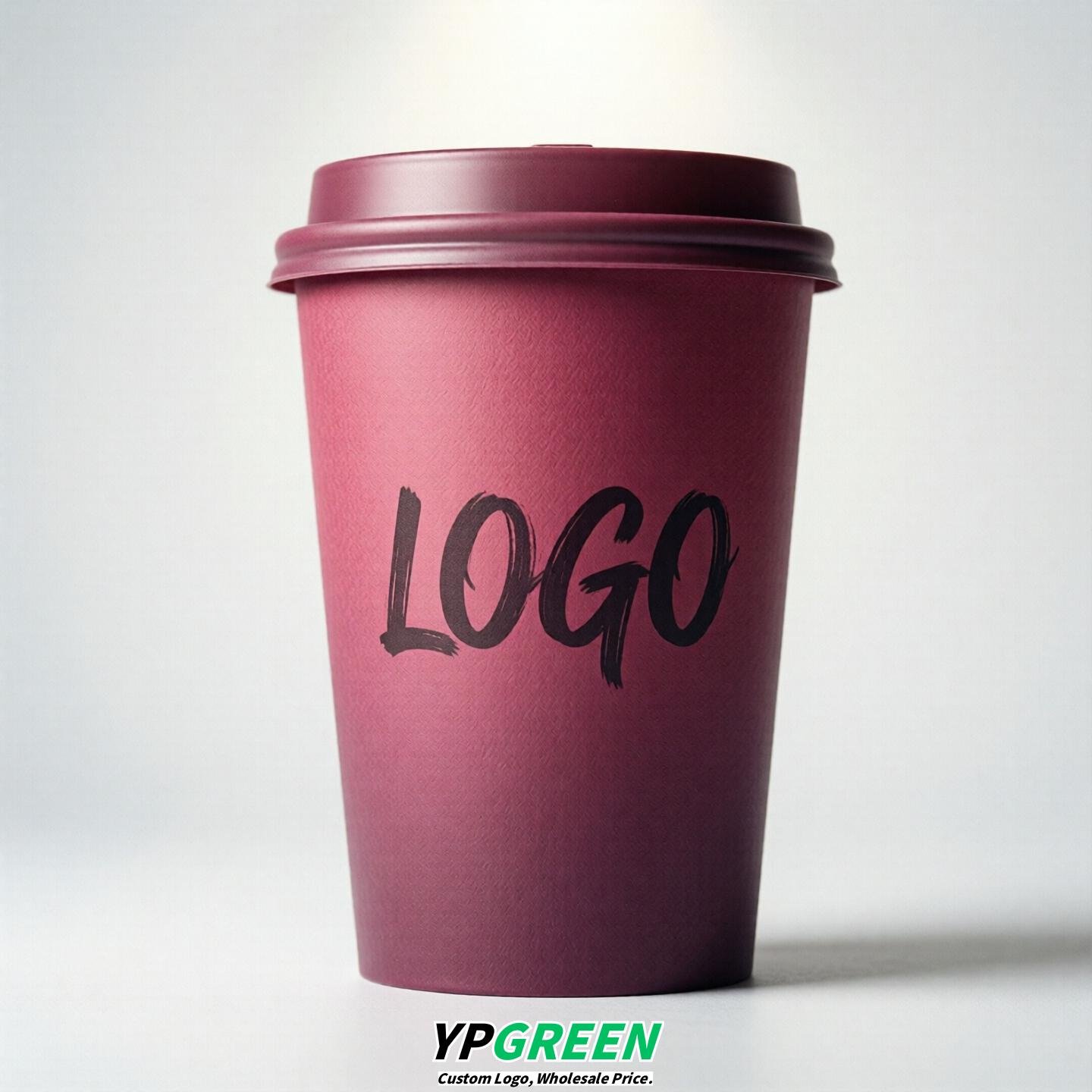 Fuchsia Gradient Paper Cups 8oz/10oz/12oz/16oz/20oz/22oz