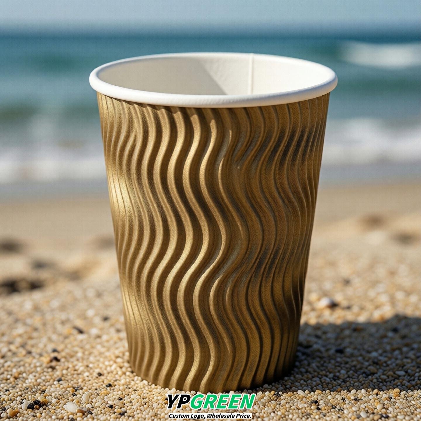Gold Embossed Paper Cups 10oz/12oz/16oz/20oz/22oz Gold Embossed Paper Cups 10oz/12oz/16oz/20oz/22oz