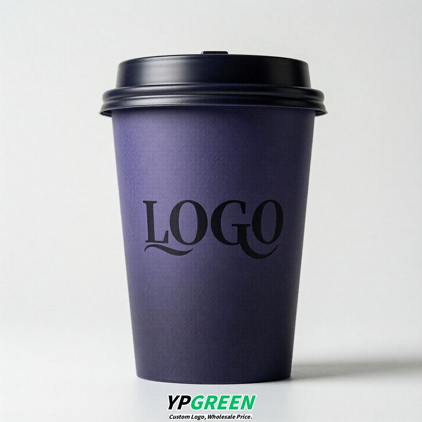 Indigo Gradient Paper Cups 8oz/10oz/12oz/16oz/20oz/22oz
