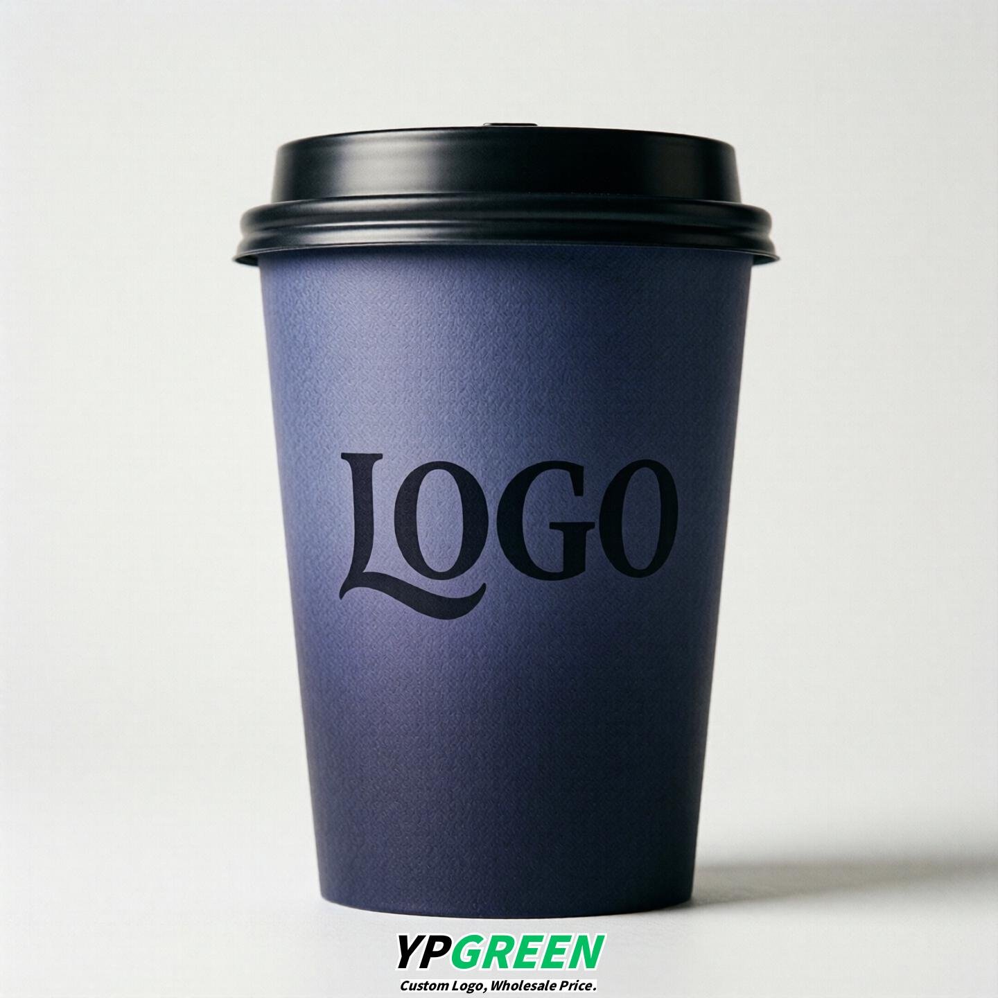 Indigo Gradient Paper Cups 8oz/10oz/12oz/16oz/20oz/22oz