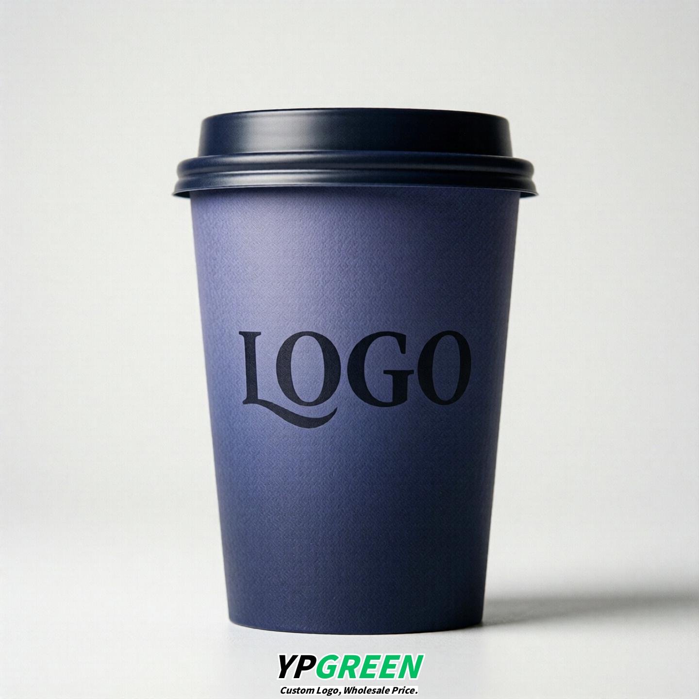 Indigo Gradient Paper Cups 8oz/10oz/12oz/16oz/20oz/22oz