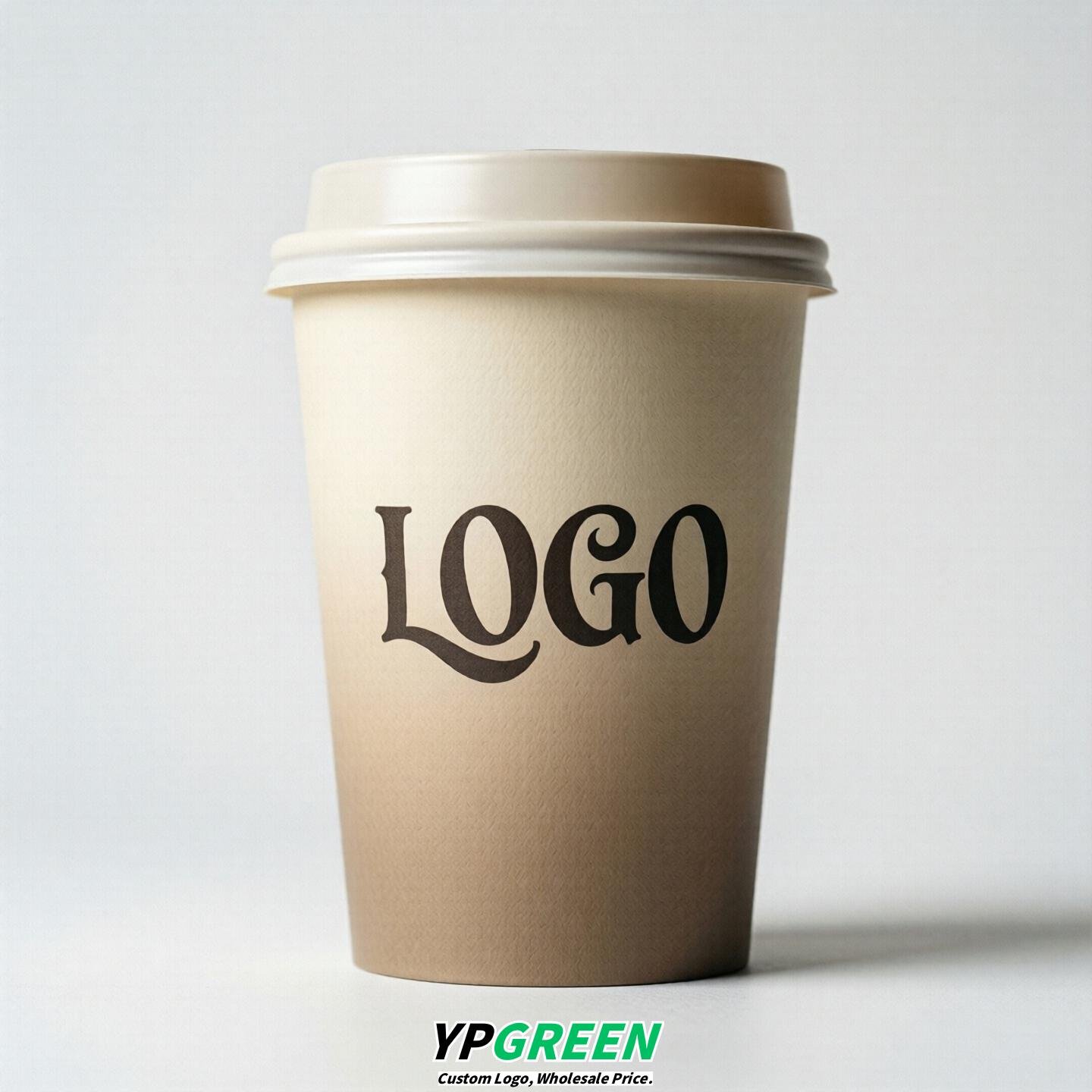 Ivory Gradient Paper Cups 8oz/10oz/12oz/16oz/20oz/22oz