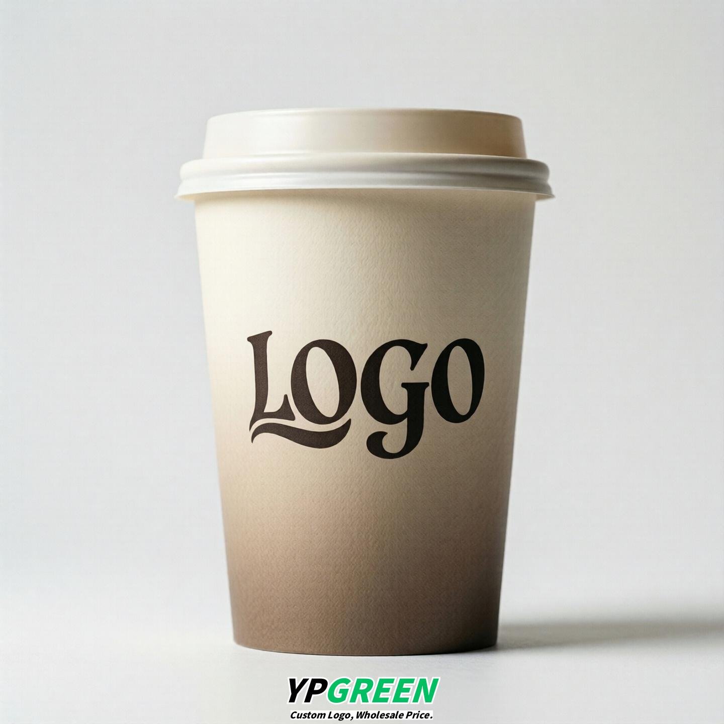 Ivory Gradient Paper Cups 8oz/10oz/12oz/16oz/20oz/22oz