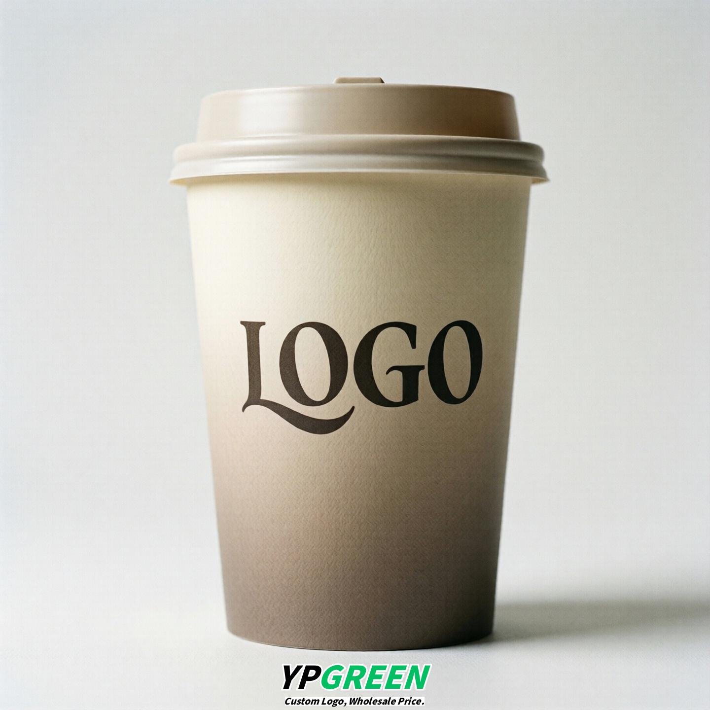 Ivory Gradient Paper Cups 8oz/10oz/12oz/16oz/20oz/22oz