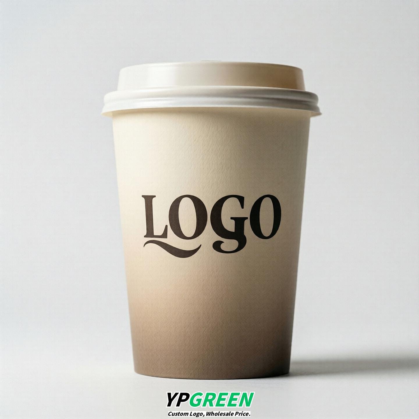 Ivory Gradient Paper Cups 8oz/10oz/12oz/16oz/20oz/22oz