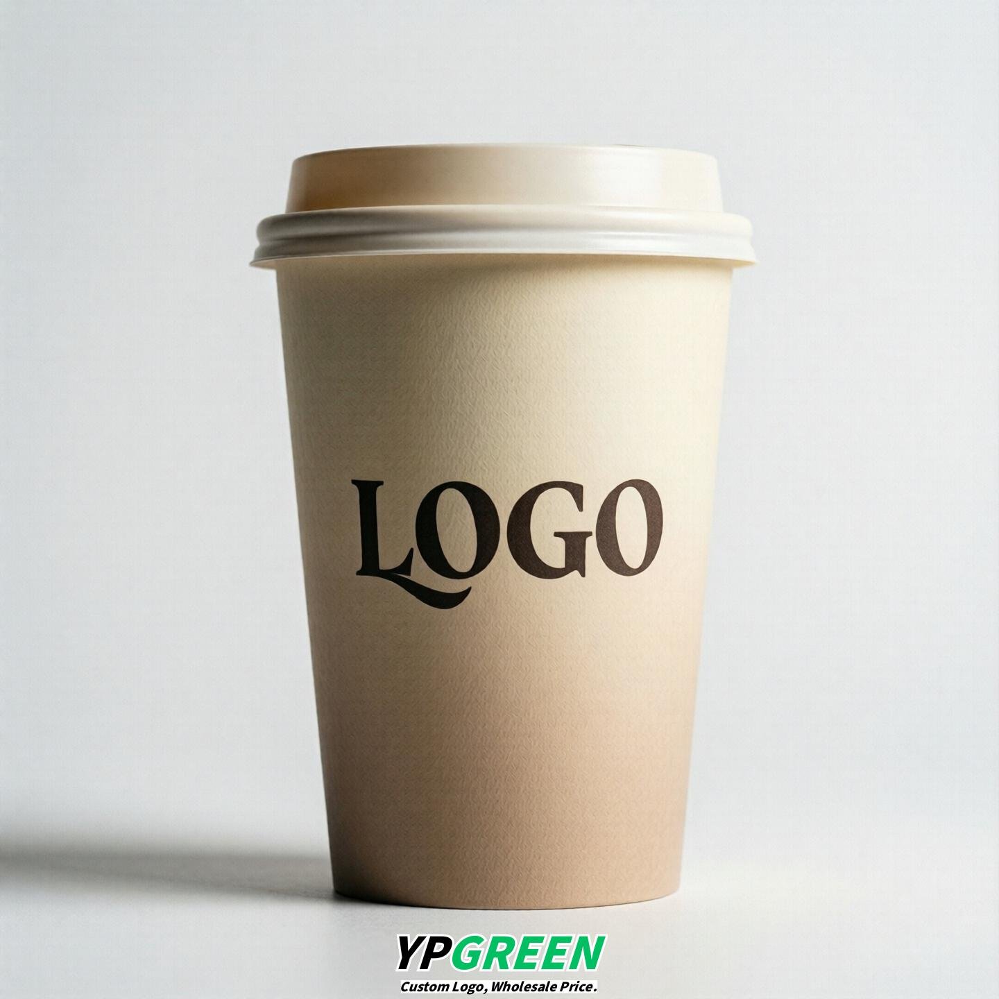 Ivory Gradient Paper Cups 8oz/10oz/12oz/16oz/20oz/22oz