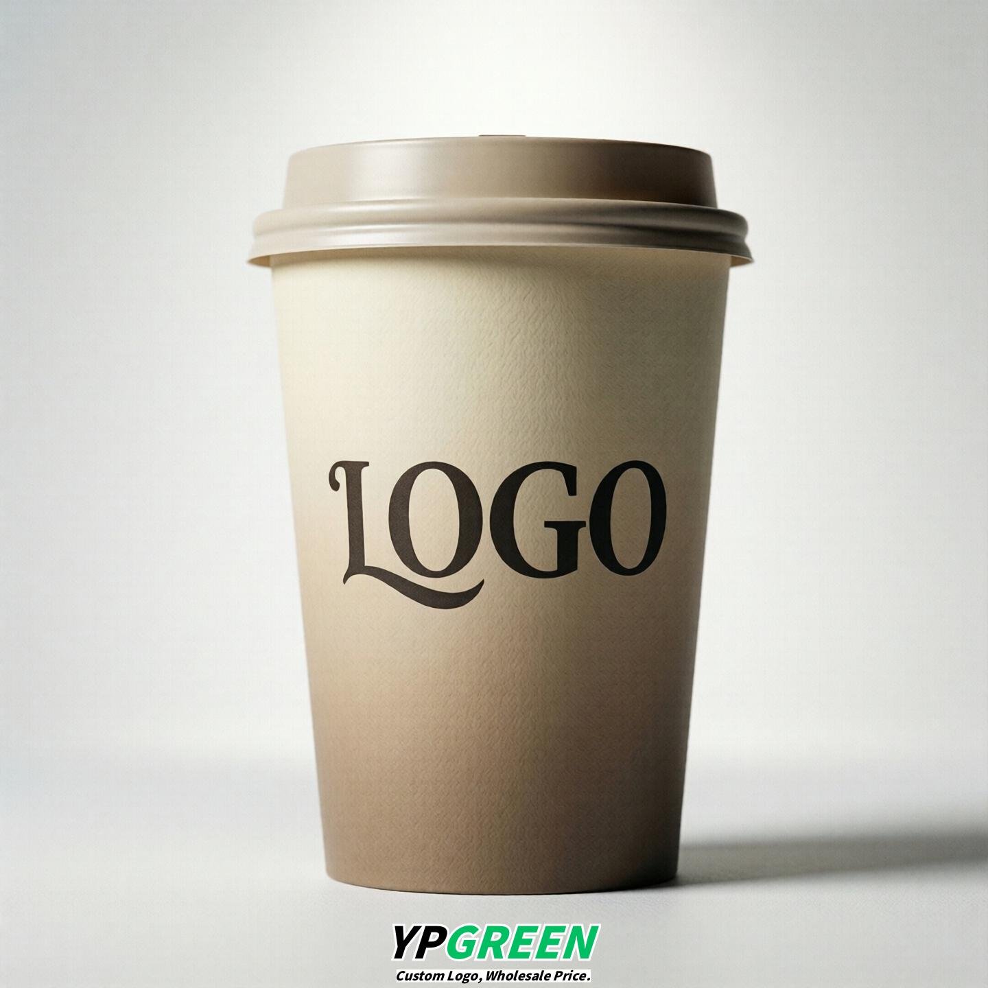 Ivory Gradient Paper Cups 8oz/10oz/12oz/16oz/20oz/22oz