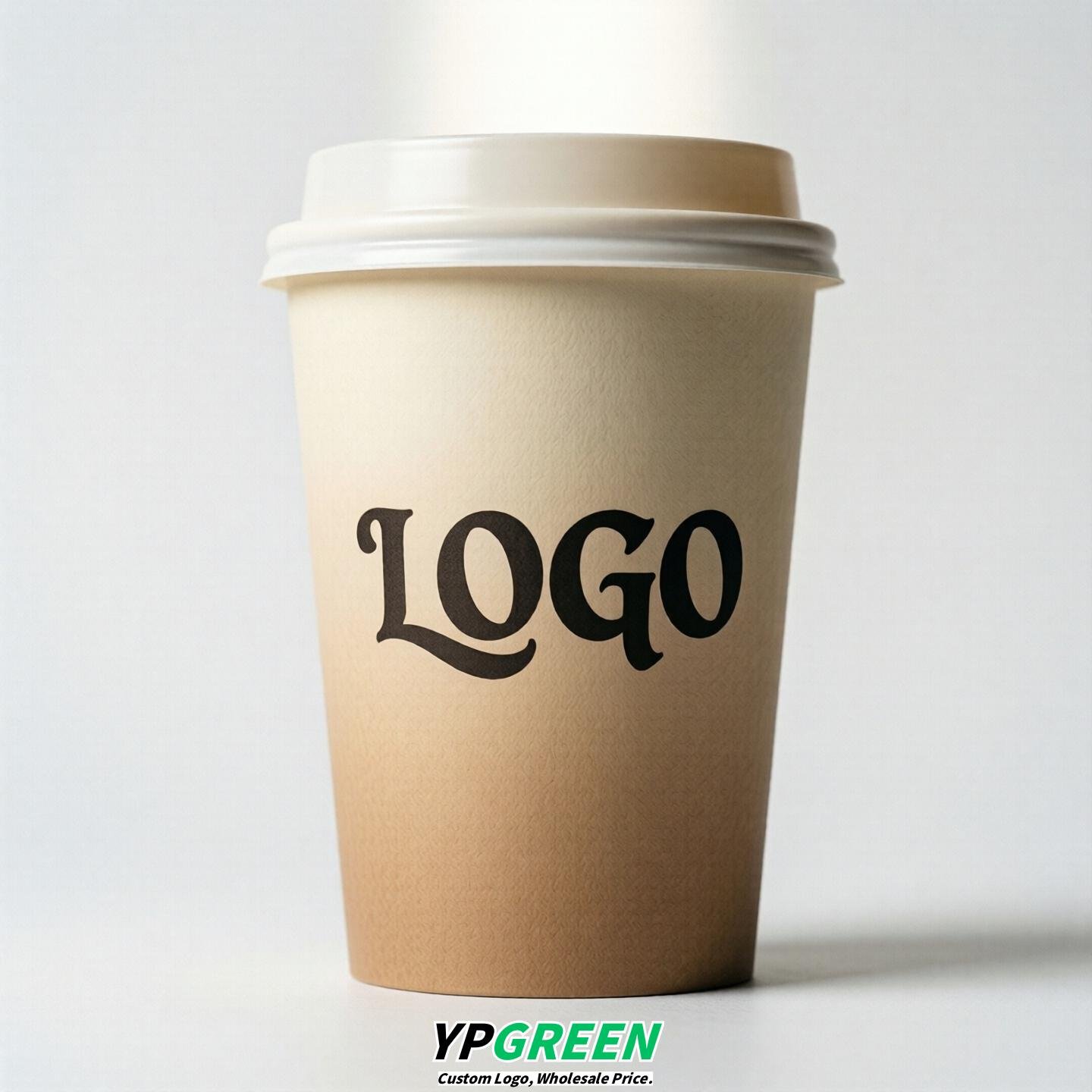 Ivory Gradient Paper Cups 8oz/10oz/12oz/16oz/20oz/22oz