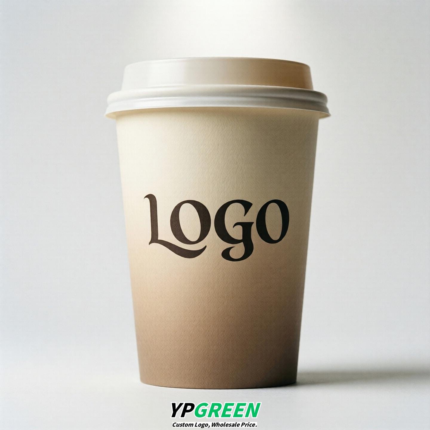 Ivory Gradient Paper Cups 8oz/10oz/12oz/16oz/20oz/22oz