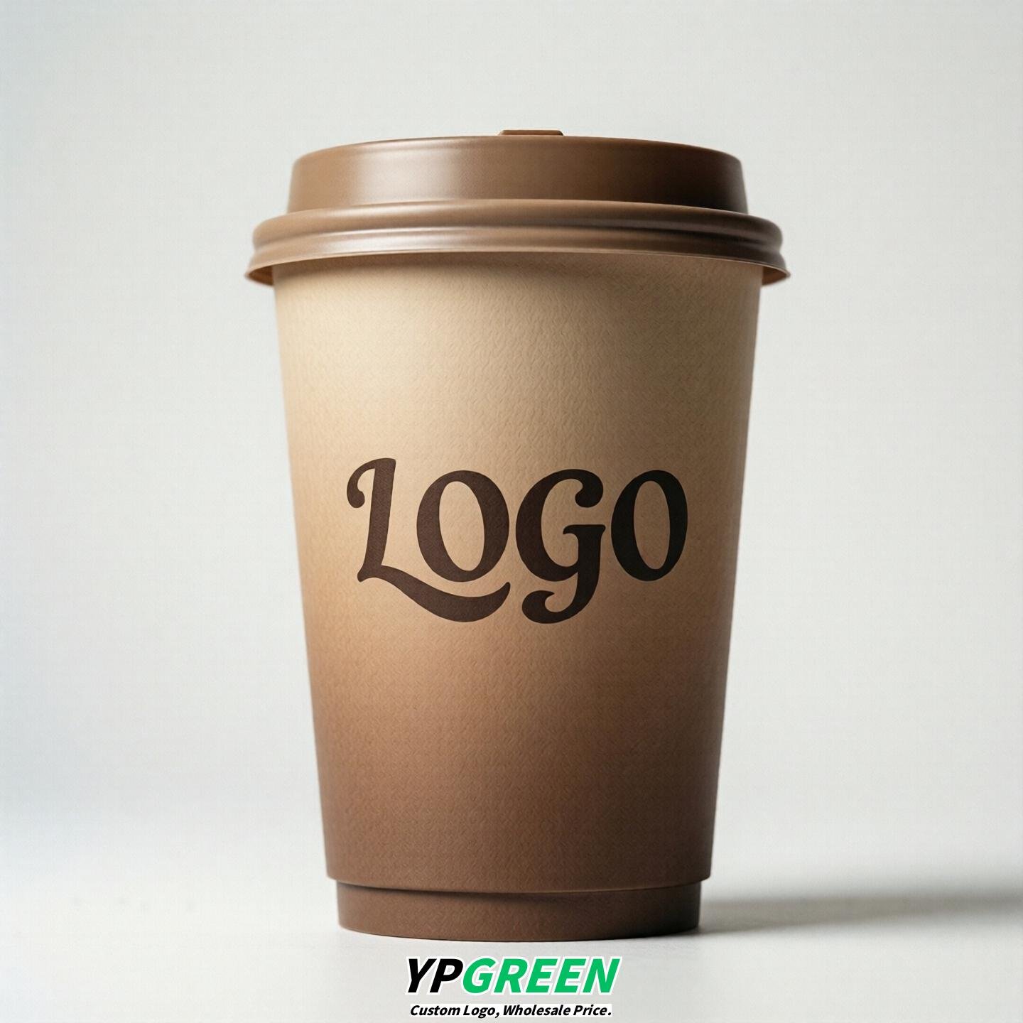 Latte Gradient Paper Cups 8oz/10oz/12oz/16oz/20oz/22oz