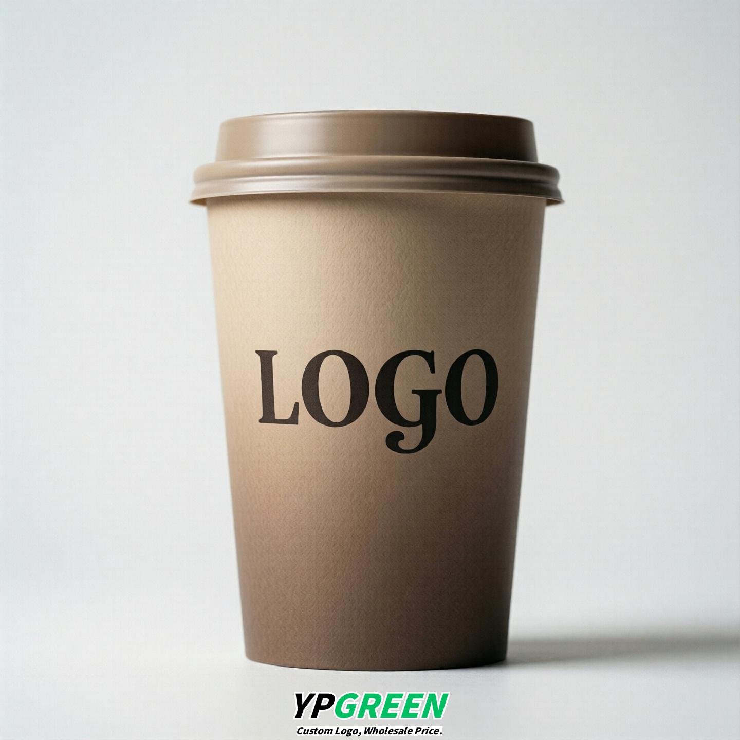 Latte Gradient Paper Cups 8oz/10oz/12oz/16oz/20oz/22oz