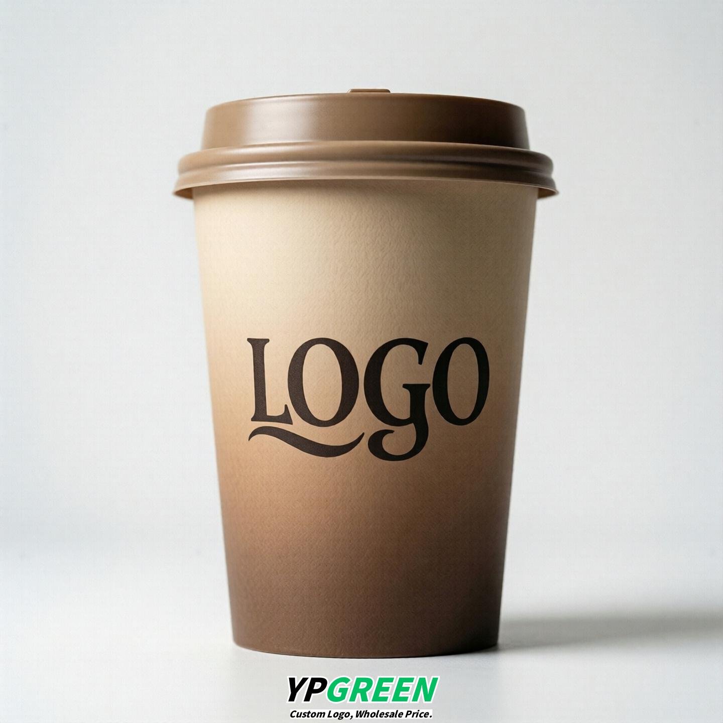 Latte Gradient Paper Cups 8oz/10oz/12oz/16oz/20oz/22oz