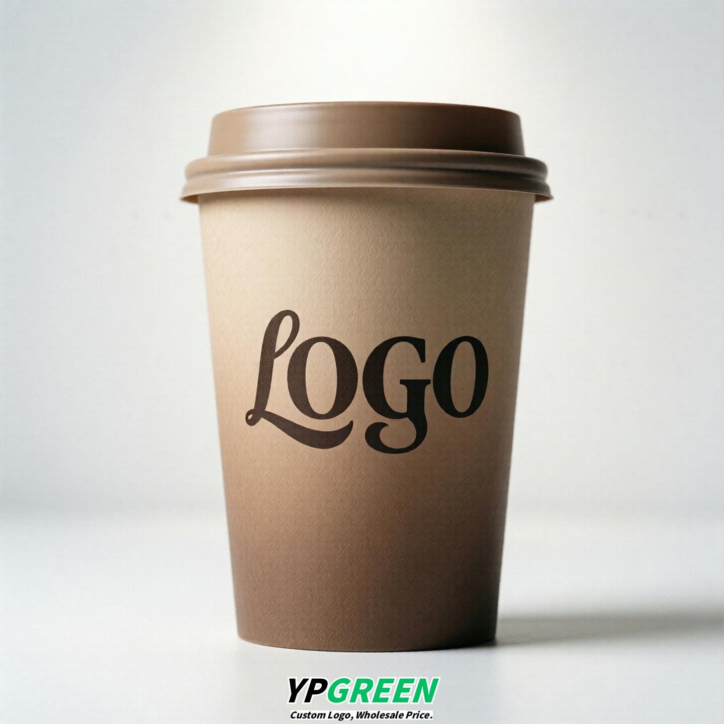 Latte Gradient Paper Cups 8oz/10oz/12oz/16oz/20oz/22oz