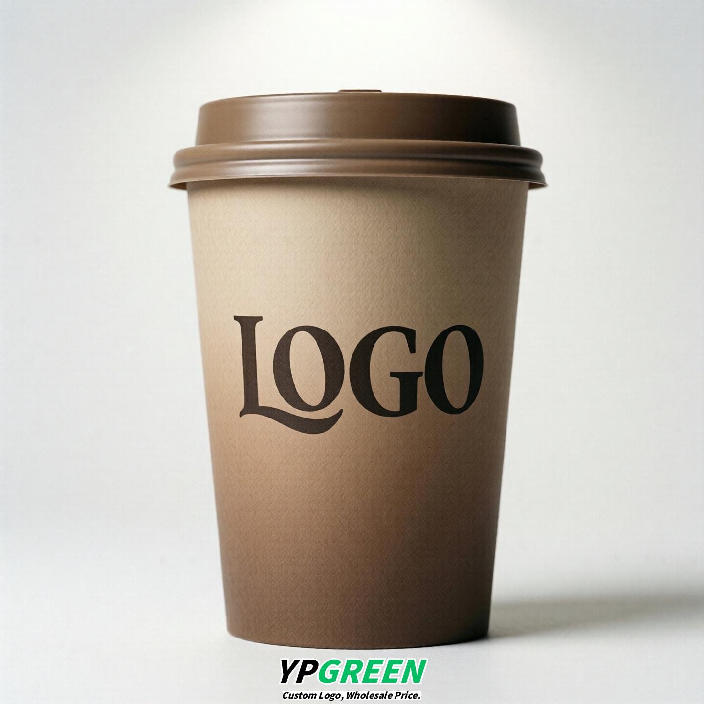 Latte Gradient Paper Cups 8oz/10oz/12oz/16oz/20oz/22oz