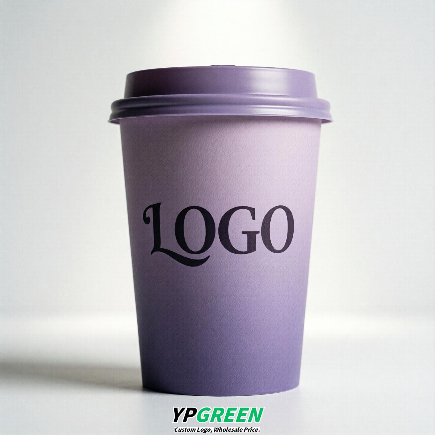 Lavender Gradient Paper Cups 8oz/10oz/12oz/16oz/20oz/22oz