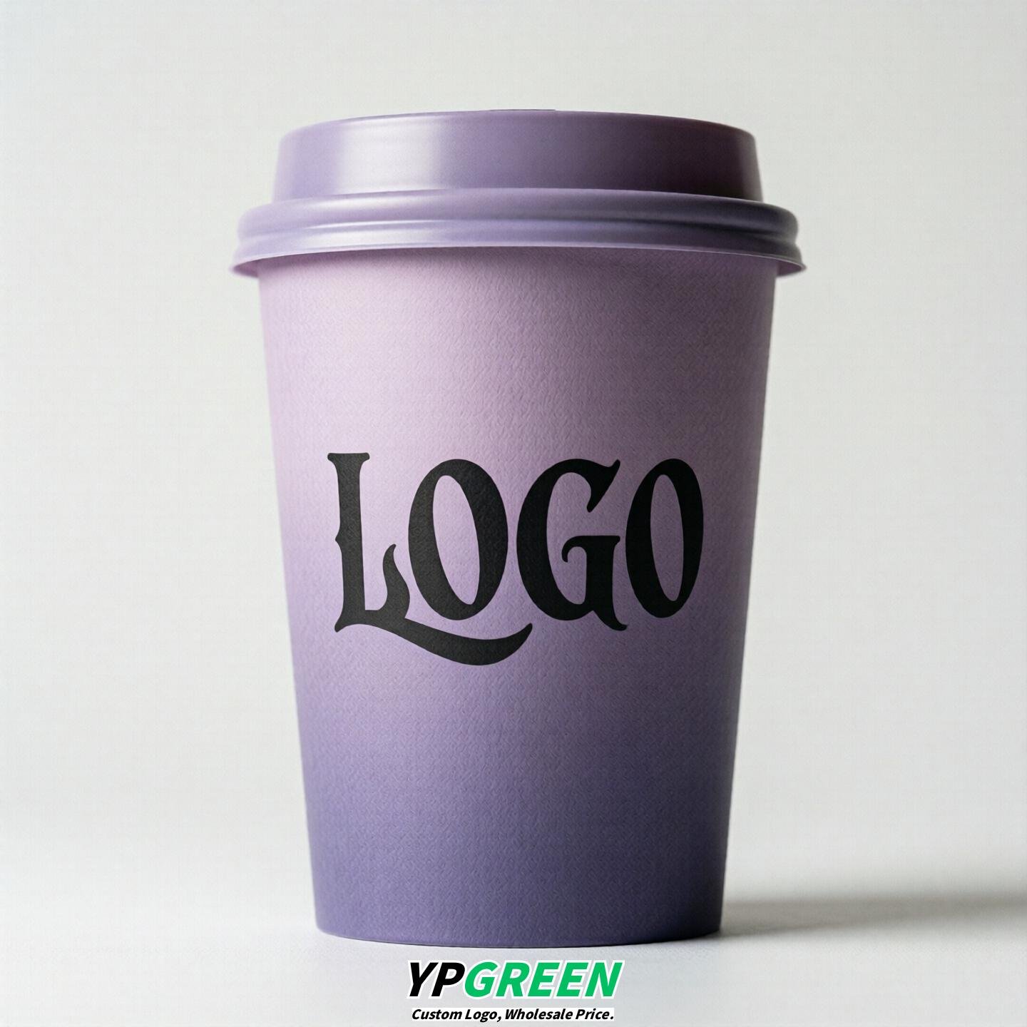 Lavender Gradient Paper Cups 8oz/10oz/12oz/16oz/20oz/22oz