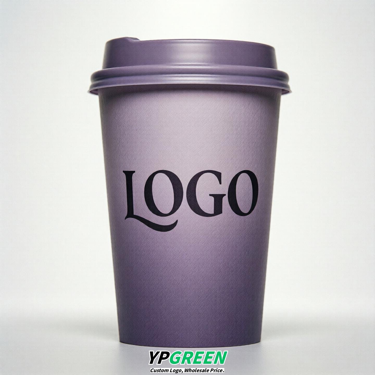 Lavender Gradient Paper Cups 8oz/10oz/12oz/16oz/20oz/22oz