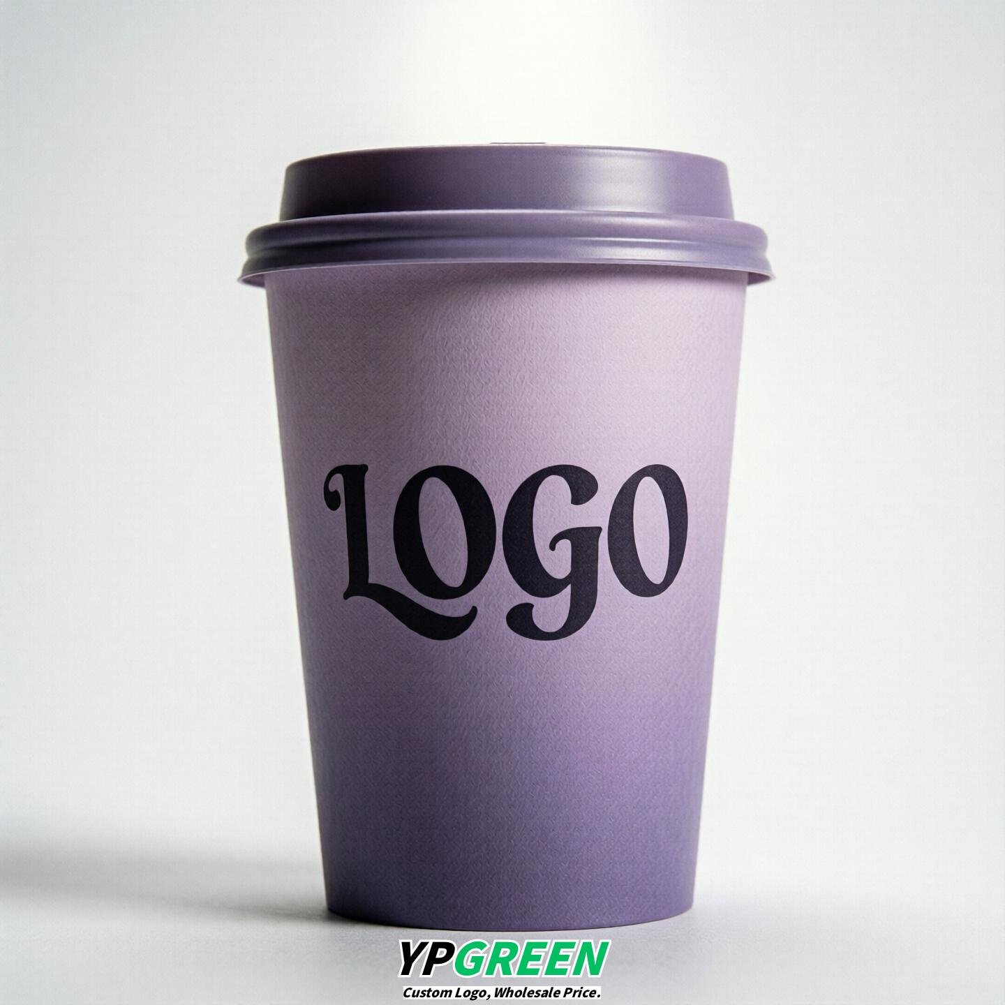 Lavender Gradient Paper Cups 8oz/10oz/12oz/16oz/20oz/22oz