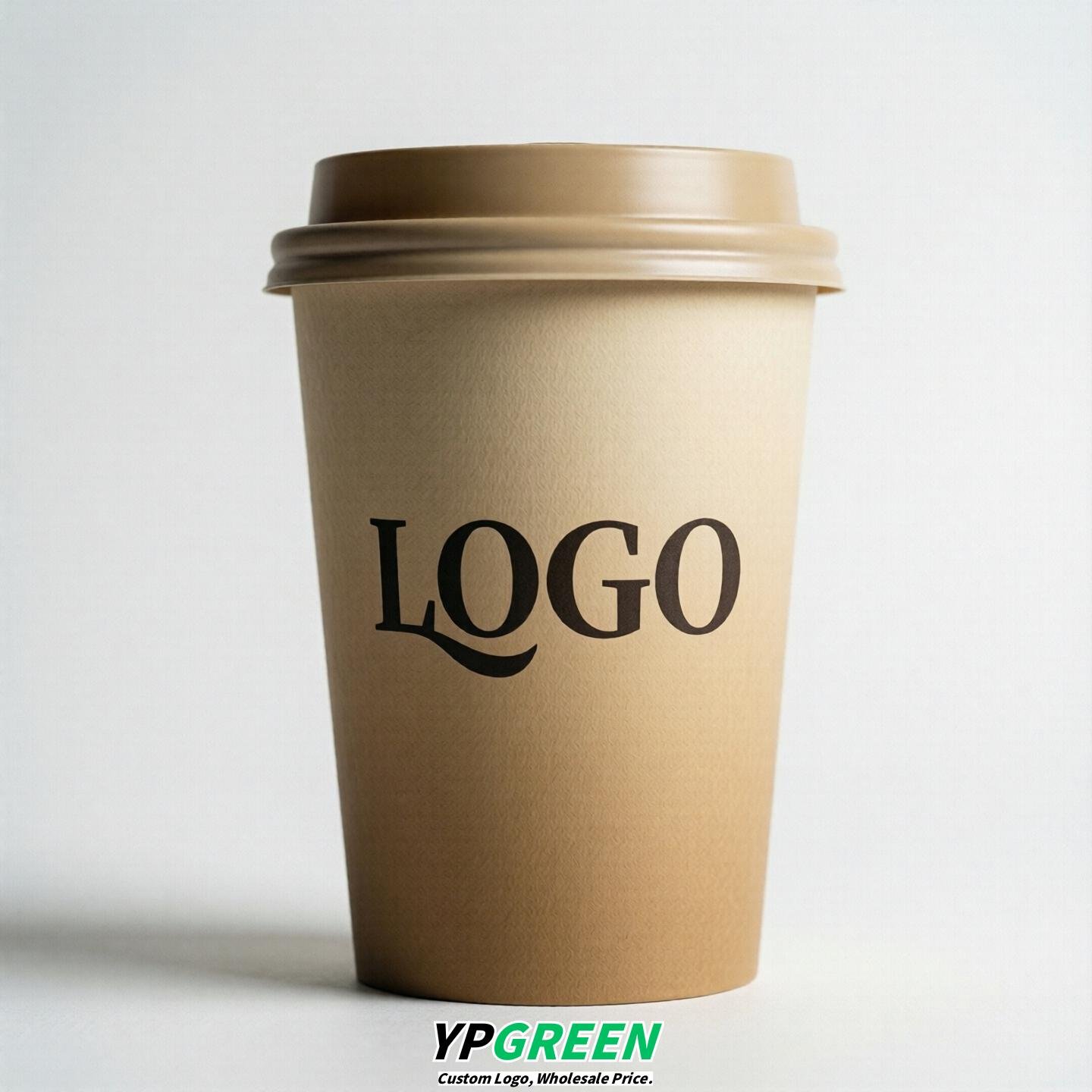 Oatmeal Gradient Paper Cups 8oz/10oz/12oz/16oz/20oz/22oz