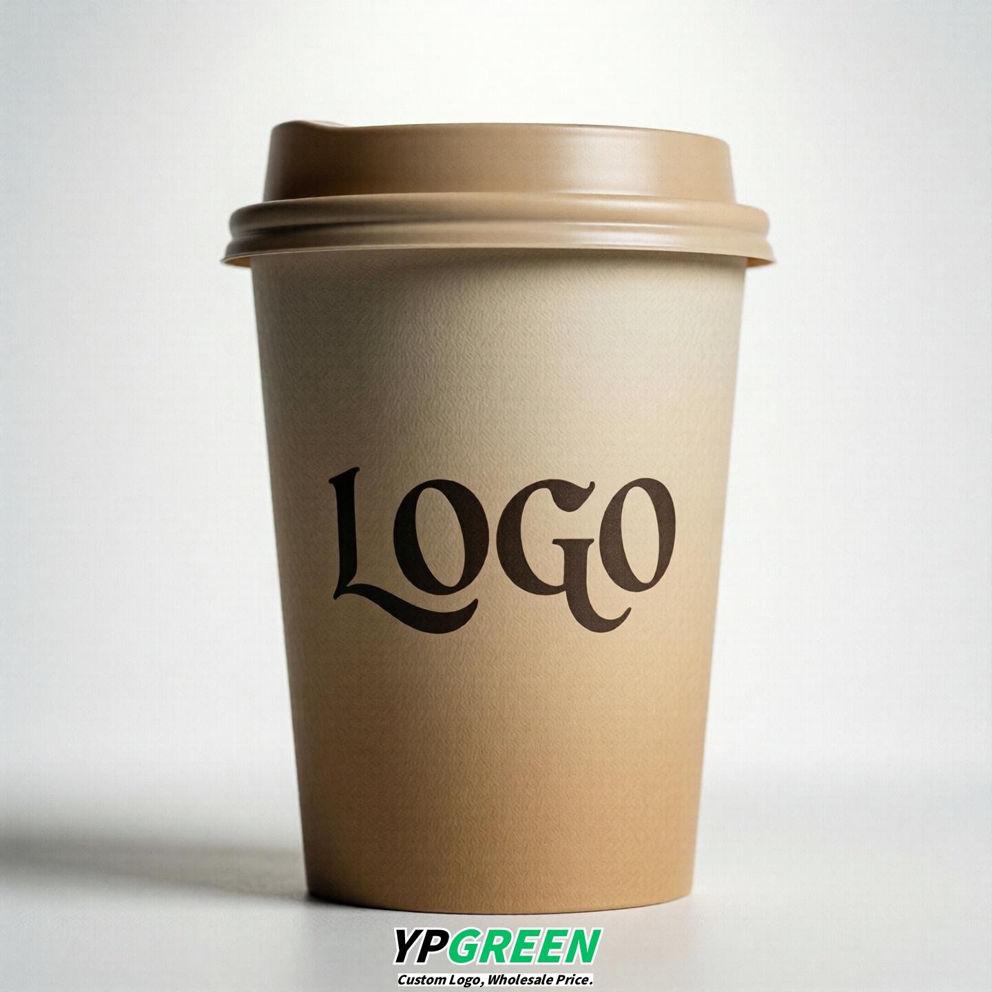 Oatmeal Gradient Paper Cups 8oz/10oz/12oz/16oz/20oz/22oz