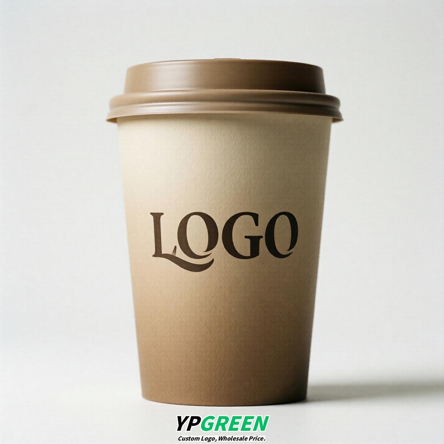 Oatmeal Gradient Paper Cups 8oz/10oz/12oz/16oz/20oz/22oz