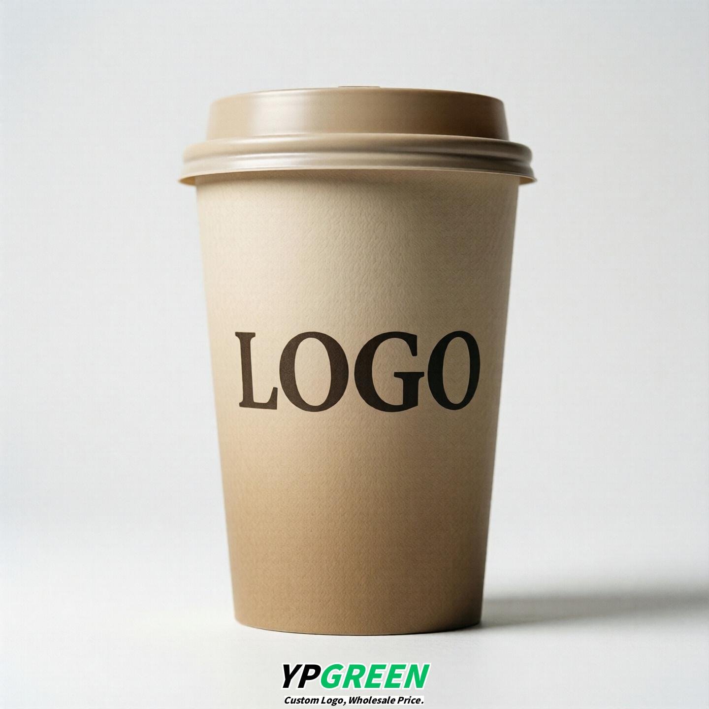 Oatmeal Gradient Paper Cups 8oz/10oz/12oz/16oz/20oz/22oz