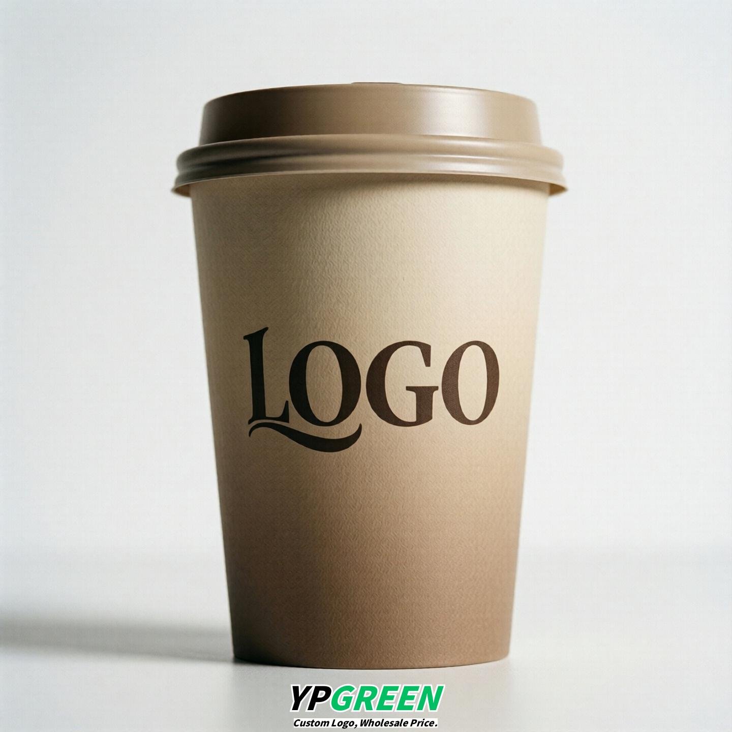 Oatmeal Gradient Paper Cups 8oz/10oz/12oz/16oz/20oz/22oz