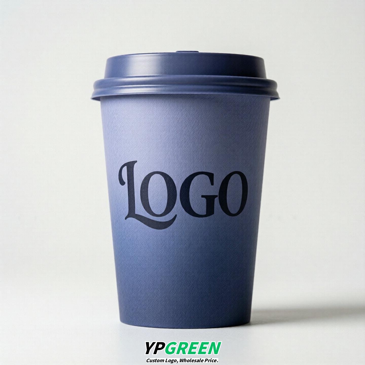 Periwinkle Gradient Paper Cups 8oz/10oz/12oz/16oz/20oz/22oz