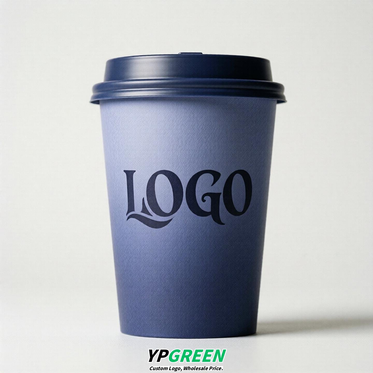 Periwinkle Gradient Paper Cups 8oz/10oz/12oz/16oz/20oz/22oz