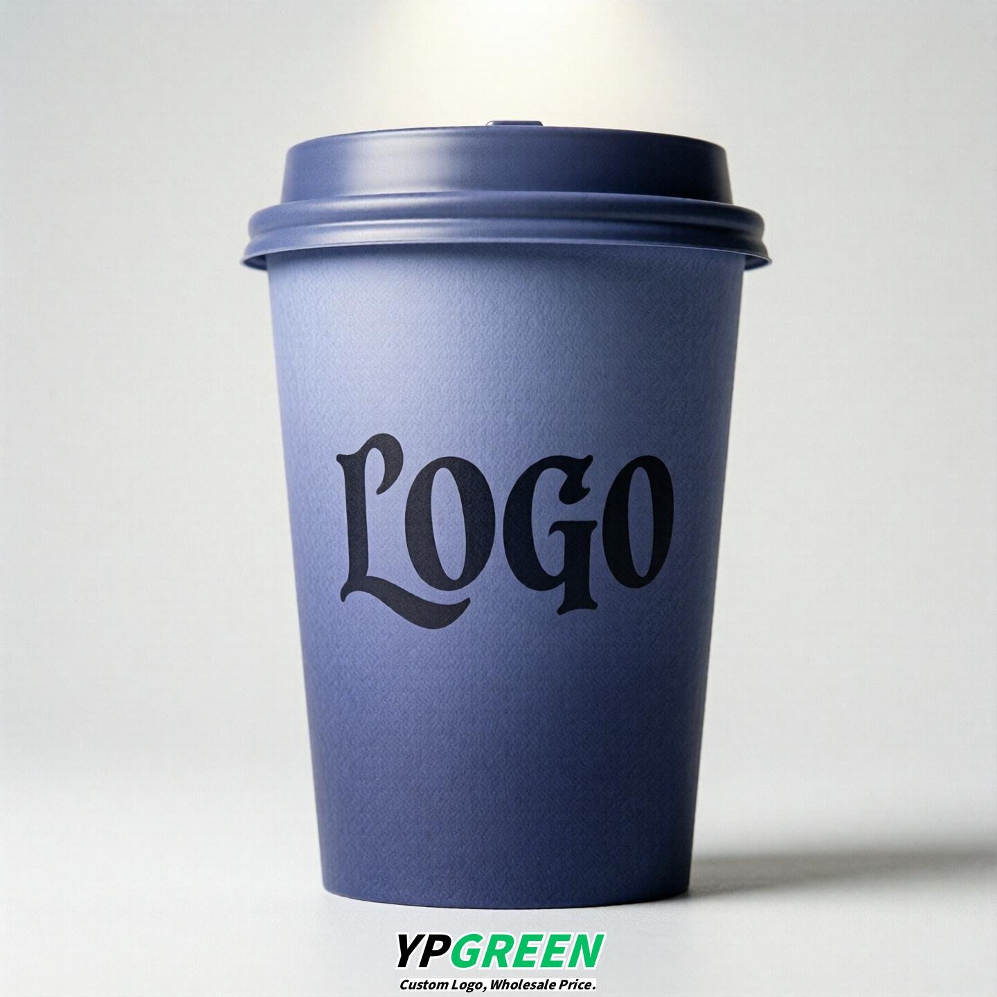 Periwinkle Gradient Paper Cups 8oz/10oz/12oz/16oz/20oz/22oz